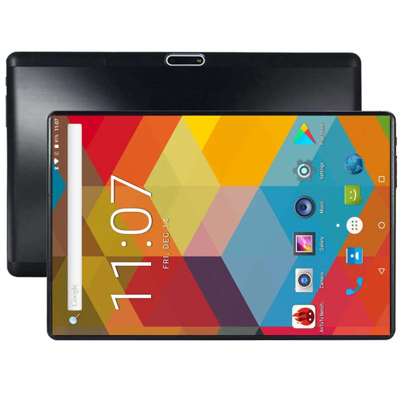 10 inch tablet PC Octa Core 4GB RAM 64GB ROM Dual SIM Card Slots 1280X800 2.5D IPS Screen Android 8.0 GPS tablet 10.1 Youtube