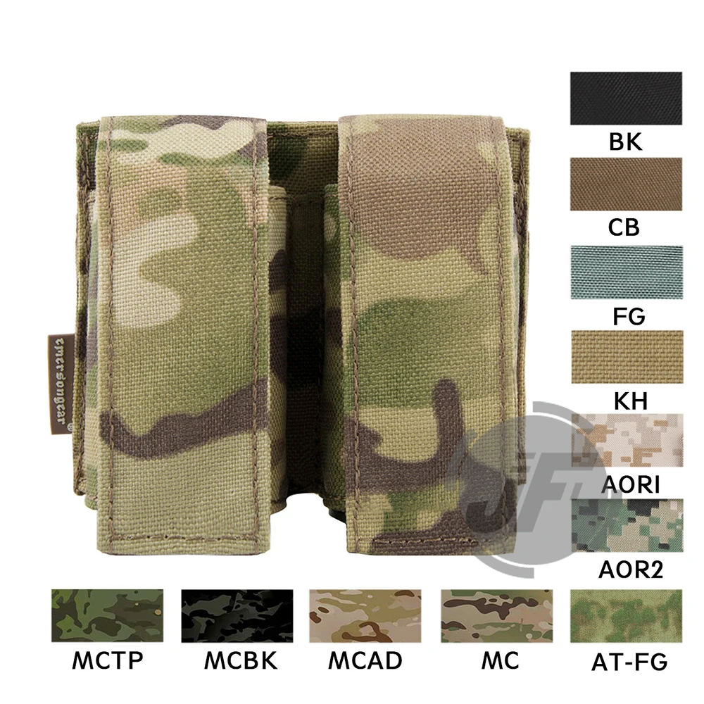 Emerson тактический MOLLE двойной 40 ММ ГРАНАТА МЕШОК Emersongear 9 мм журнал держатель Перевозчик патронов сумка приятели Мультикам MC