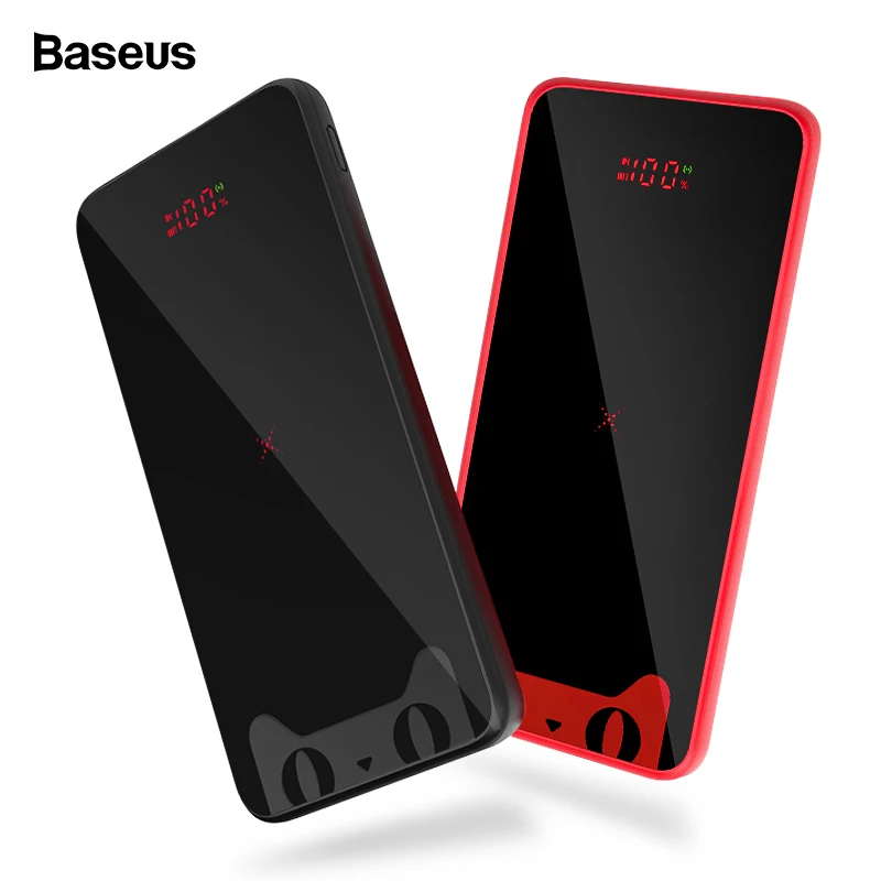Baseus Tmall Cat Logo 10000mAh Qi Wireless Charger Power Bank For iPhone Xiaomi mi Poverbank External Battery Wireless Powerbank Baseus Tmall Cat Logo 10000mAh Qi Wireless Charger Power Bank For iPhone Xiaomi mi Poverbank External Battery Wireless Powerbank