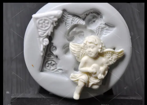

Baby Angel Silicone Rubber Flexible Food Safe Mold Mould- resin, chocolate silicone clay mold gum paste No.F003