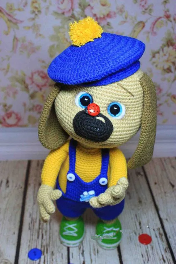 Игрушки для вязания крючком amigurumi собака девушка Номер модели b0143|Мягкие игрушки