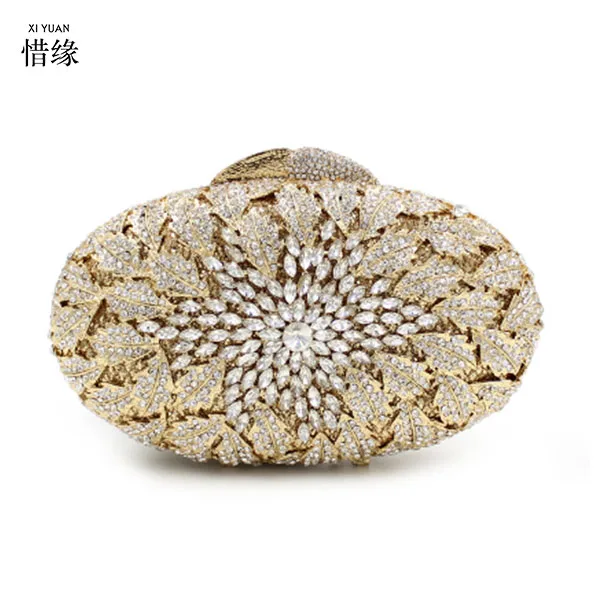 Nuptiale Parti Bal Mariage La Cristal À Xiyuan Dîner Strass Embrayages Marque Main Sac Épaule Femmes D'embrayage Chaîne Soirée Or De 8zg4WqOzP