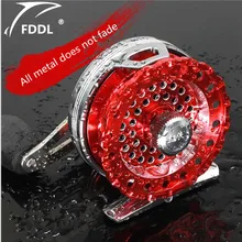 FDDL Brand All metal Not rust Anti corrosion 65 mm Fishing Reels raft fishing wheel Fly Fish Reel Former Rafting Ice Fishing
