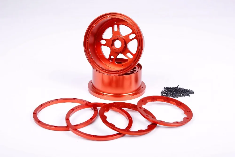 1/5 RC baja parts Rovan  rc car parts Strong CNC ALLOY  Front Wheels hubs sets s 85286