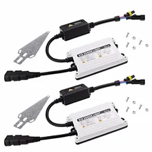 2 шт. 55 Вт 12 в тонкий ксеноновый балласт блоки зажигания Замена для ксенона HID комплект H3 H4 H7 H11 HB4 HB3 H1 H10 тонкий ксеноновый балласт