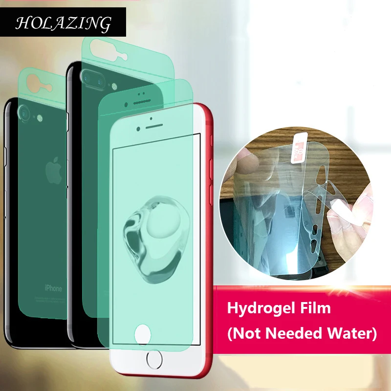 

HOLAZING New No Required Water Hydrogel Film 4D Full Coverage Screen Protector for iPhone 6S/6 AUTO Fixed Skin Layer