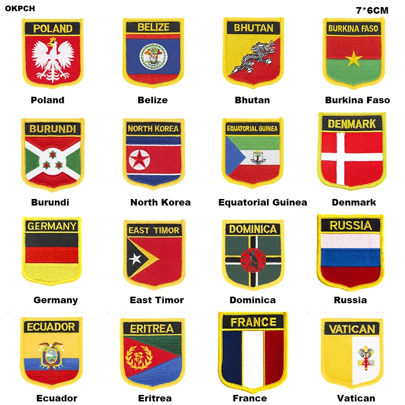 Flag Iron On Saw On Patches For Jackets Flag Iron On Patches Hat Flag