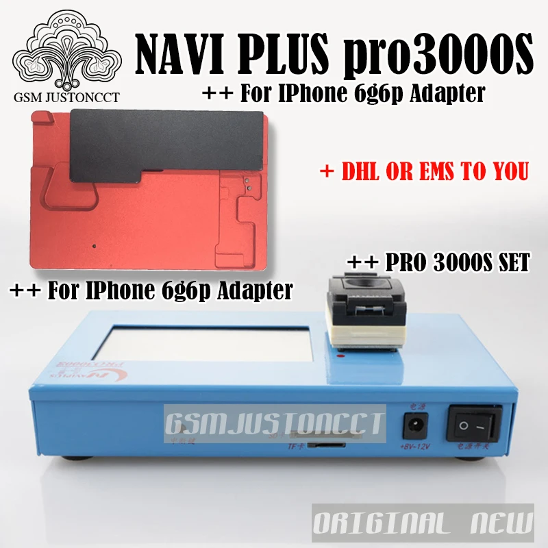 DHL к ipbox NAVIPLUS pro3000s/navi plus 3000 чип программист 32 бит+ 64 бит 2в1 для IPad 2, 3, 4 5 6 bypass icloud аккаунт