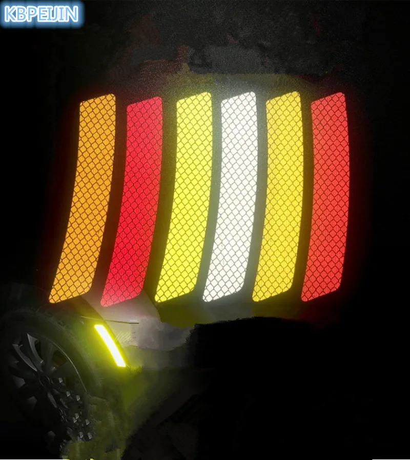 2Pcs Car Reflective Strip Wheel Rim Eyebrow Protective Sticker for mazda 3 6 2 5 CX-5 cx5 CX-7 CX-3 323 ATENZA Axela accessories |