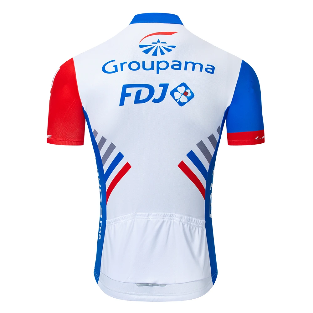 Модель года, комплект велосипедной команды GROUPAMA FDJ, Джерси 9D, велосипедные шорты, набор, Ropa Ciclismo, мужские летние быстросохнущие шорты, одежда для велоспорта