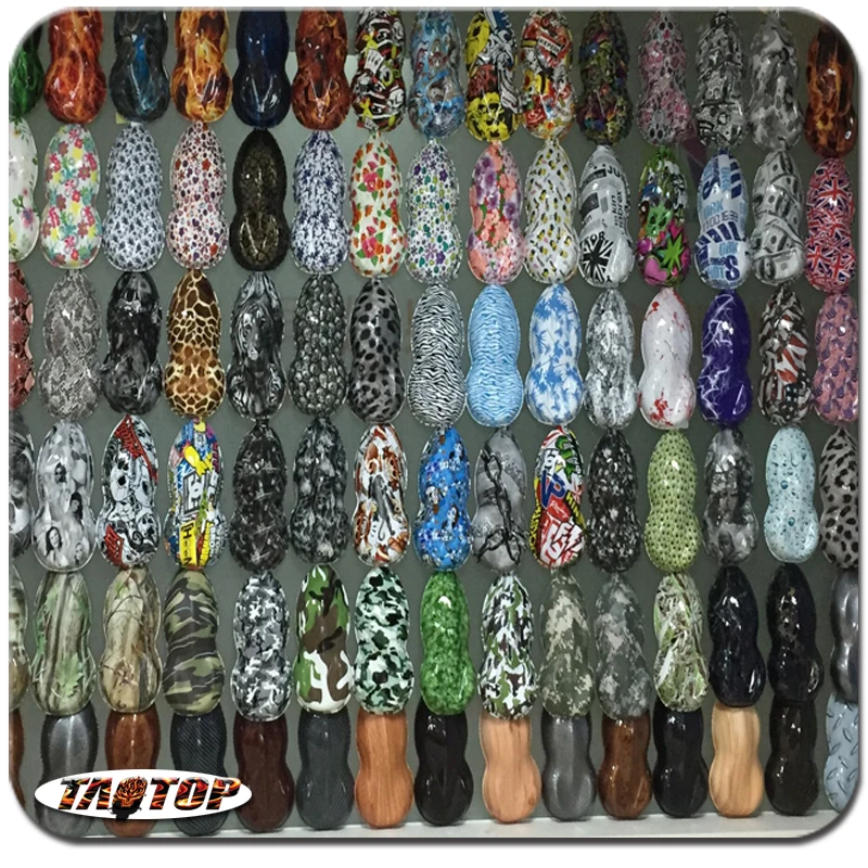 

100pcs/lot Plastic Speed Shapes White and Black Hydrographic Films Testing Pieces Speed Shape