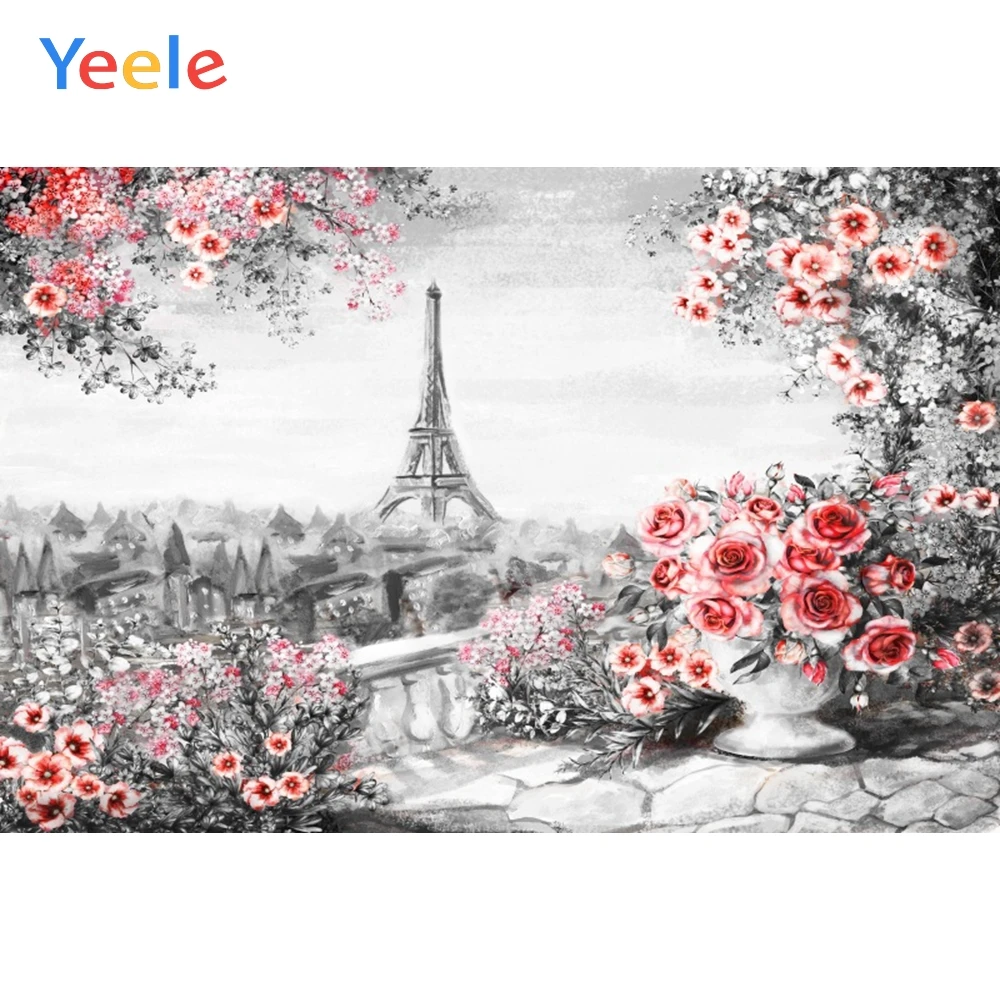 

Yeele Photocall Forest Tower Room Painting decadent Photography Backdrops Personalized Photographic Backgrounds For Photo Studio