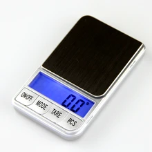 500 г x 0.1 г Портативный мини электронные цифровые Детские весы Карманный Дело почтовый Кухня Jewelry Вес balanca цифровой Весы синий с подсветкой