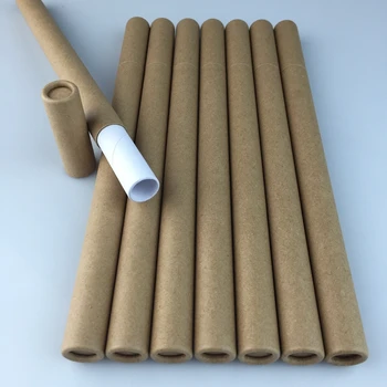 

100pcs Kraft Paper Incense Tube Incense Barrel Small Storage Box for 10g/20g Joss Stick Convenient Carrying