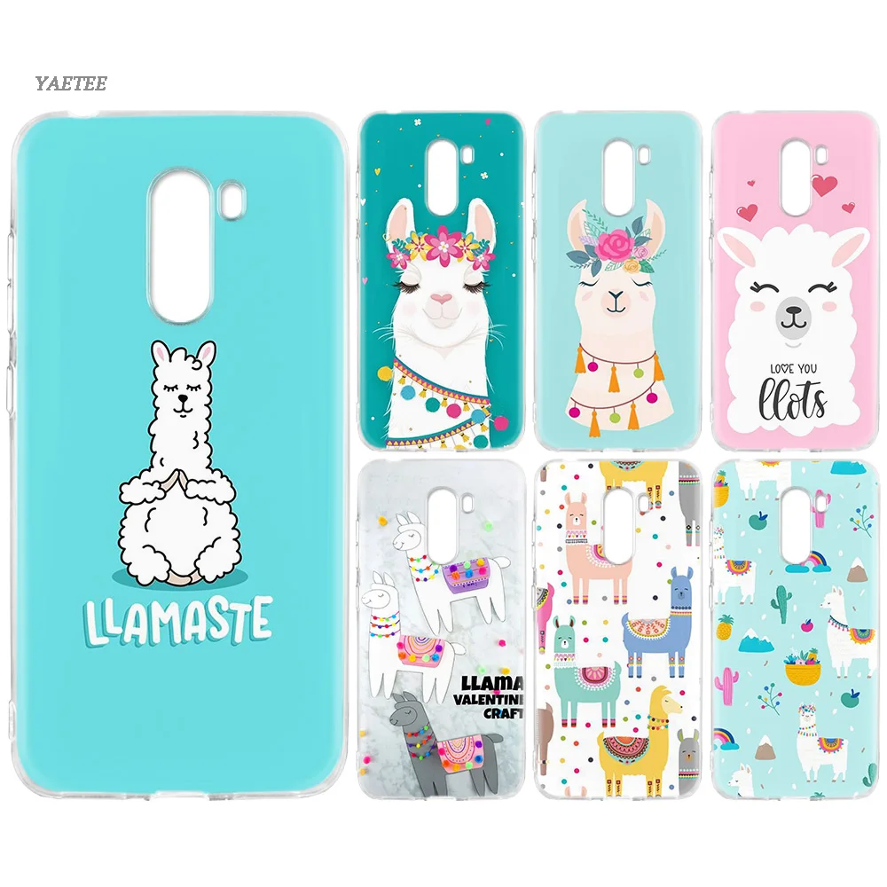 

Llama Alpaca Soft TPU Case For Xiaomi Redmi S2 Y3 7A K20 Note 7 7S 6 Pro 5 4 4X Pocophone F1 9T A2 8 Lite 5X 6X A1 Cover