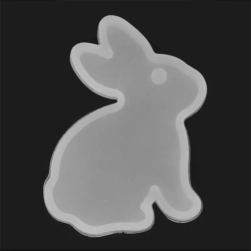 1 шт. DIY Кролик кошка силиконовые смолы формы животное кулон ожерелье ювелирные изделия пресс-формы