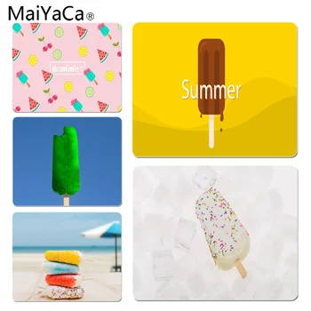 

MaiYaCa Summer Ice Cream Fruit gamer play mats Mousepad Size for 25X29cm Gaming Mousepads