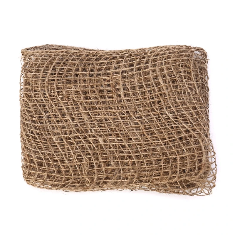 

Newborn Jute Backdrop Blanket Baby Photography Prop Chunky Burlap Layer Net