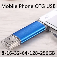 Высокое качество смартфон на базе Android с поддержкой OTG USB флэш-накопитель 2 ТБ 1 ТБ флеш-накопитель 32 Гб оперативной памяти, 16 Гб встроенной памяти, 8 ГБ USB 2,0 Flash Memory Stick 512 ГБ подарок
