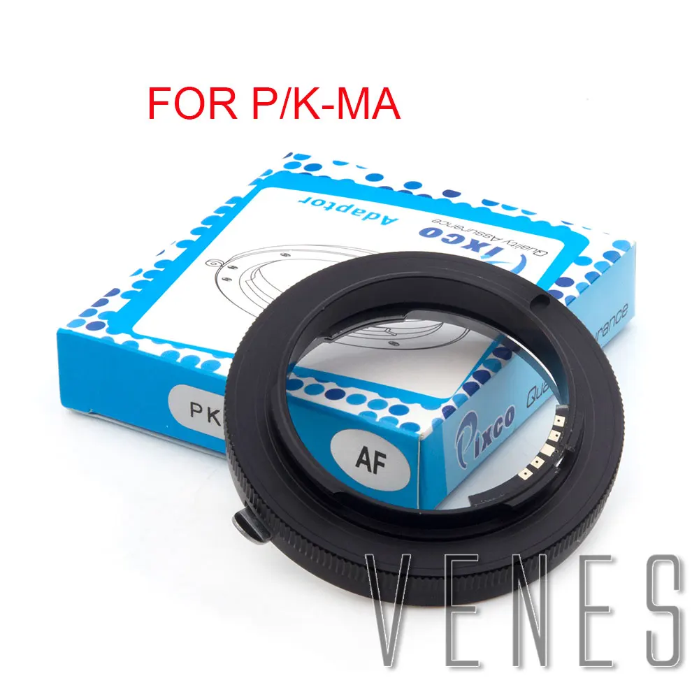 

Venes For P/K-MA Macro AF Confirm Pentax K PK Lens To Sony Alpha Minolta MA Adapter No Optical Glass A500 A450 A55