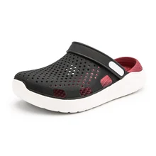 Мужские сандалии-сабо; уличная Летняя мужская обувь; высококачественные пляжные сандалии; Мужская обувь; большие размеры 40-45