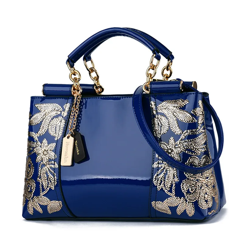 

PEOPLE MONTAIN Embroidery Women Bag Leather Purses and Handbags Luxury Shoulder Bags Female Bags for Women 2019