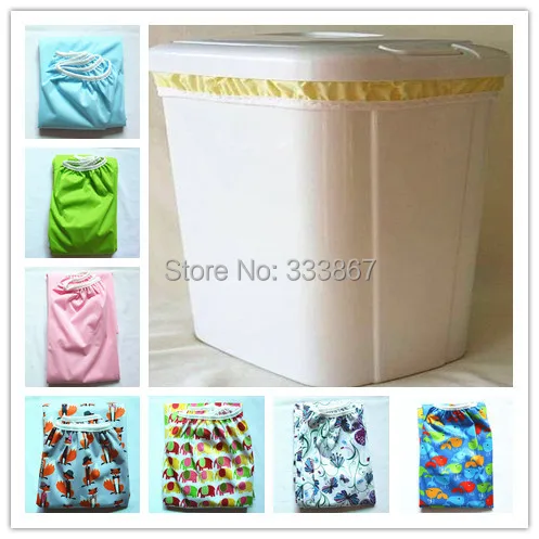 1 FOX Pail Liner Large Diaper Bag Reusable Baby Cloth Diaper Nappy Wet Trash Bag