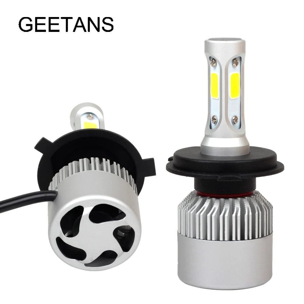 

COB LED Car Headlight Bulb Hi-Lo Beam 72W 6000-6500K H7 H4 H11 H1 H13 H3 9004 9005 9006 9007 HB1 HB4 All In One Auto Headlamp BJ