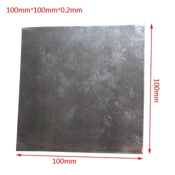 

1pc 99.9% Pure Zinc Plate High Purity Zinc Zn Sheet Plate 100mmx100mmx0.2mm For Science Lab Accessories Kelfebby