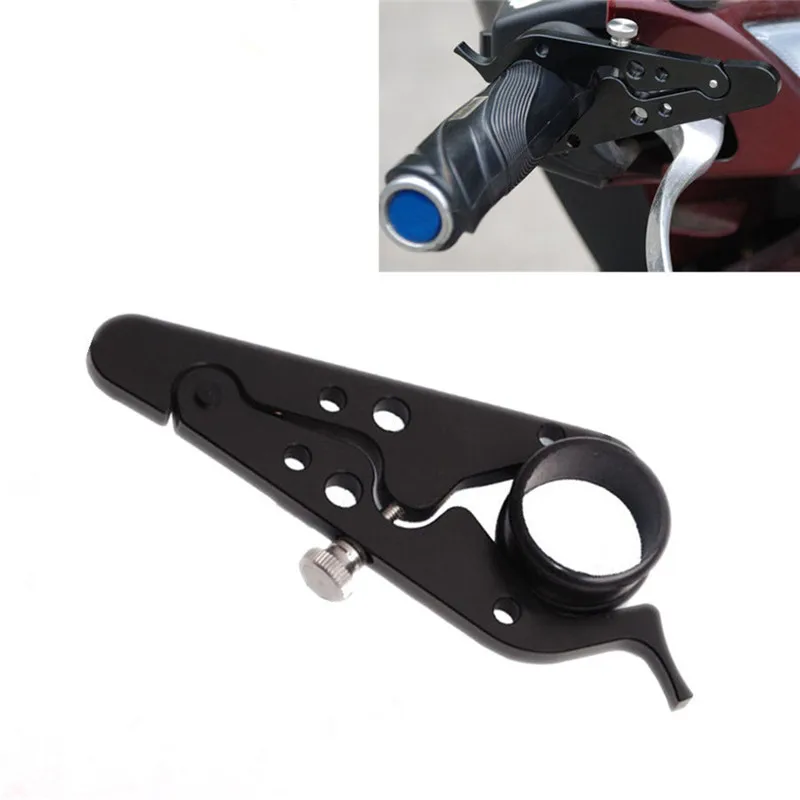 

New High Quality Universal CNC Motorcycle Cruise Control Throttle Lock Assist Retainer Relieve Stress Durable Grip Black#294977