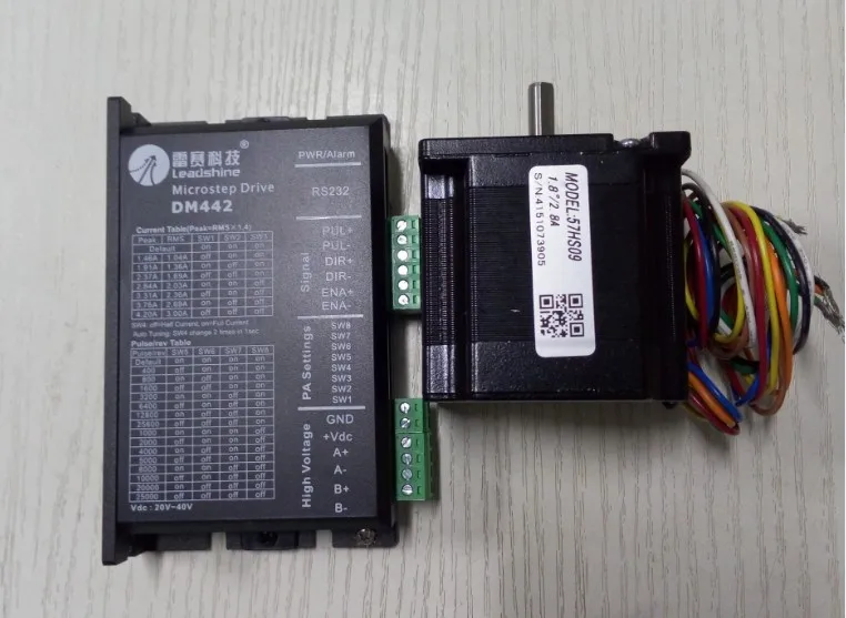 Новый драйвер шагового двигателя Leadshine DM442 и Leadshin шаговый двигатель NEMA 23 крутящий
