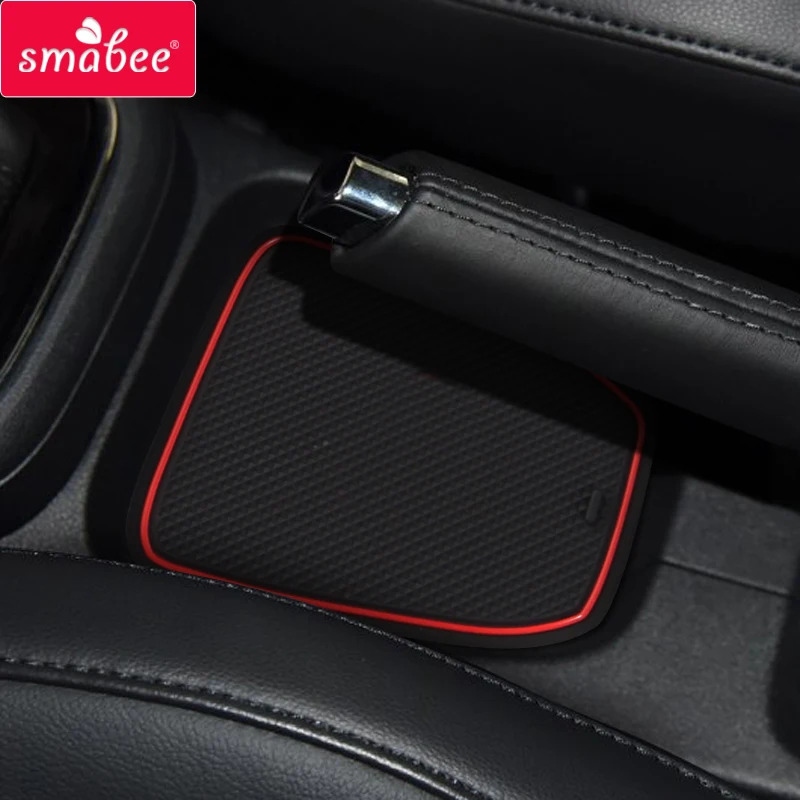 smabee Gate slot pad for VOLKSWAGON VENTO font b Interior b font Accessories Mat Cup Door