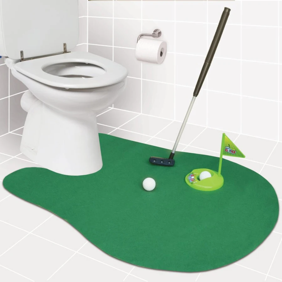 Free Shipping 1Piece Potty Putter Toilet Golf Game Mini Golf Set Free Shipping 1Piece Potty Putter Toilet Golf Game Mini Golf Set