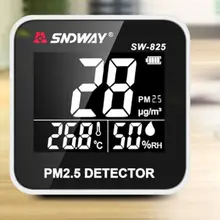 Цифровой монитор качества воздуха лазерный детектор PM2.5 тестер газовый монитор/анализатор газа/измеритель температуры и влажности диагностический инструмент
