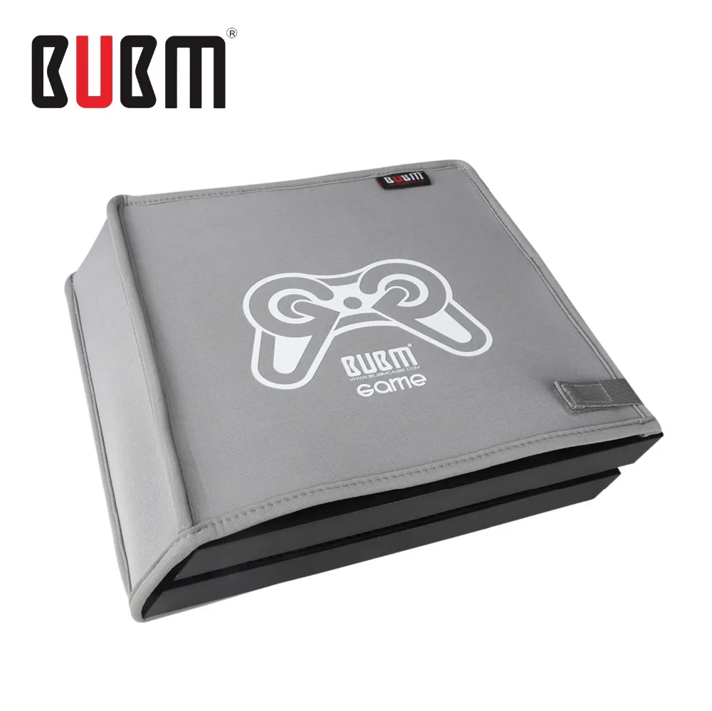 BUBM PS4 console receiving dust proof cover storage organizer game pouch  horizontal vertical style black gray blue