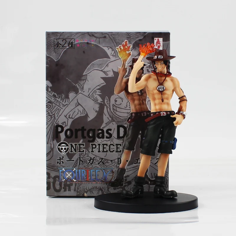 18cm One Piece PVC Action Figure Portgas D Ace Figure Model Collection
