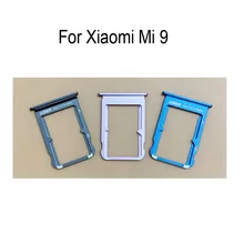 Для Xiaomi Mi 9 Серебряный лоток для sim-карт лоток для карт SD Держатель для sim-карты ящик для sim-карты Замена для Xiaomi Mi 9