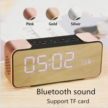 Fuy Bill Bluetooth Speaker PTH-305 Wireless Stereo Music Sound Box Support FM Radio Line in TF Time/Alarm Clock altavoz Speakers