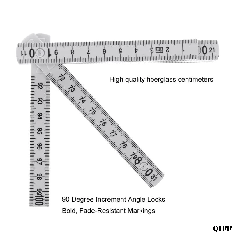 1 м 2 м 10-parts складные плотники линейка легкая компактная измерительная палка скользящая складывающаяся для деревообработки Jun21