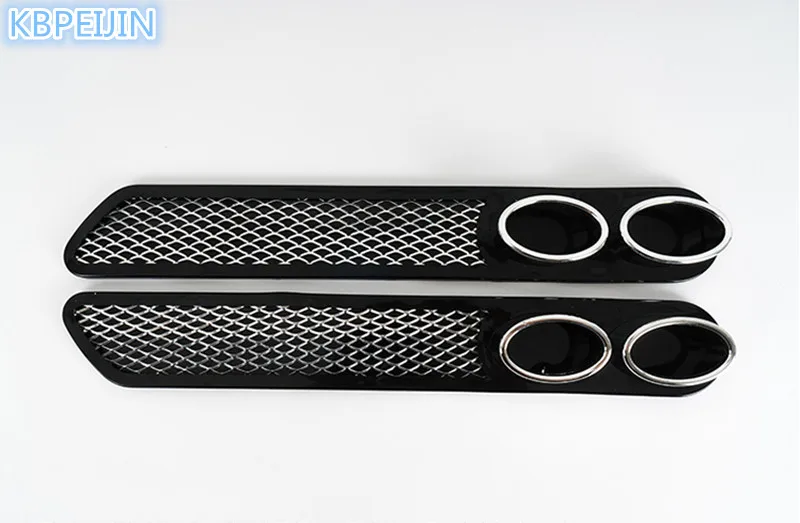 2 шт. стикеры на выхлопную трубу автомобиля с 3D хромом для BMW e46 e90 e39 f30 f10 e36 e60 x5 e53 f20