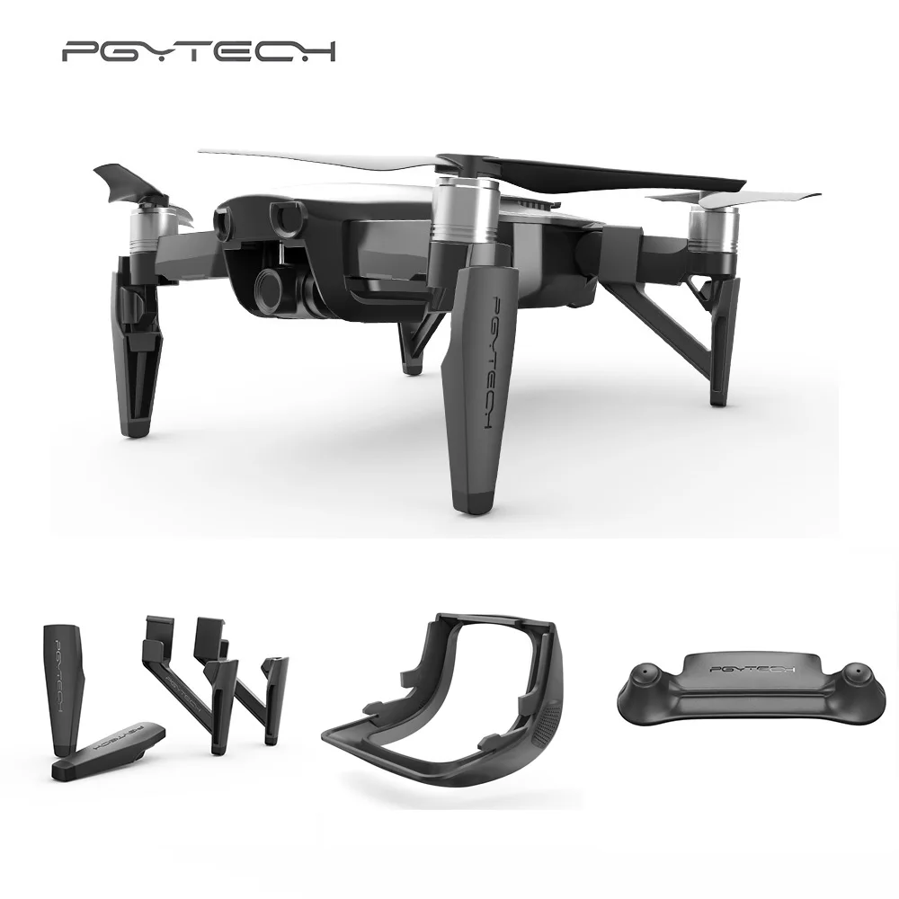 

PGYTECH For DJI Mavic AIR set Accessories Landing Gear + Control Stick Protector + Lens hood for mavic air drone