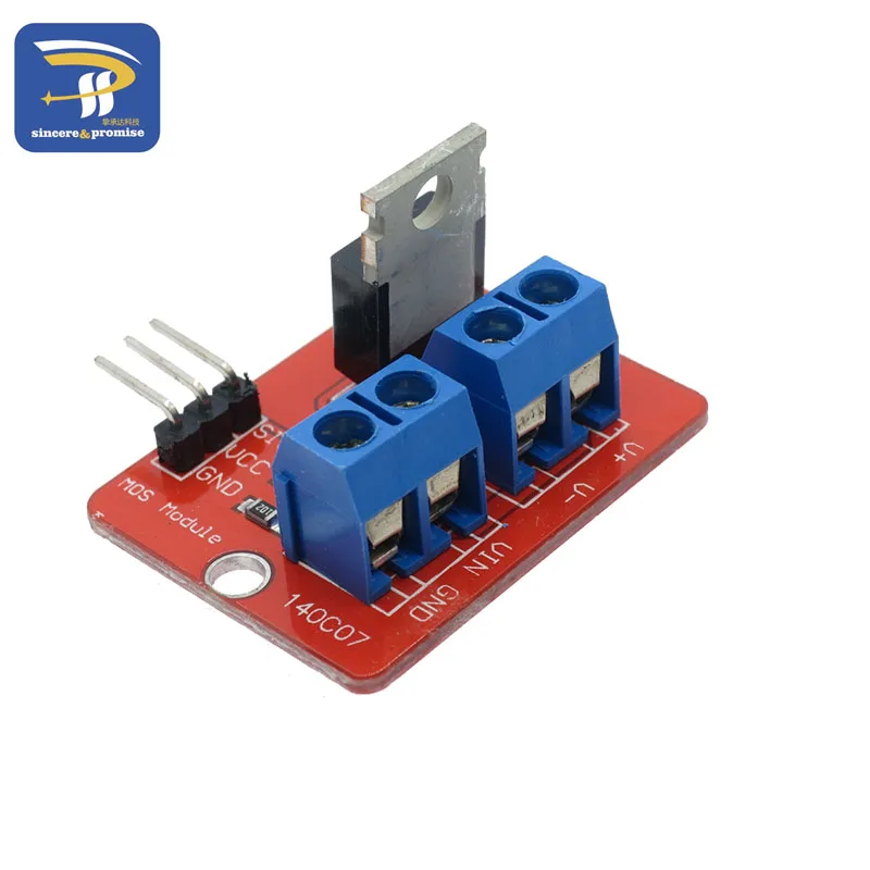 0-24V верхняя кнопка Mosfet IRF520 драйвер MOS модуль для Arduino MCU ARM Raspberry pi