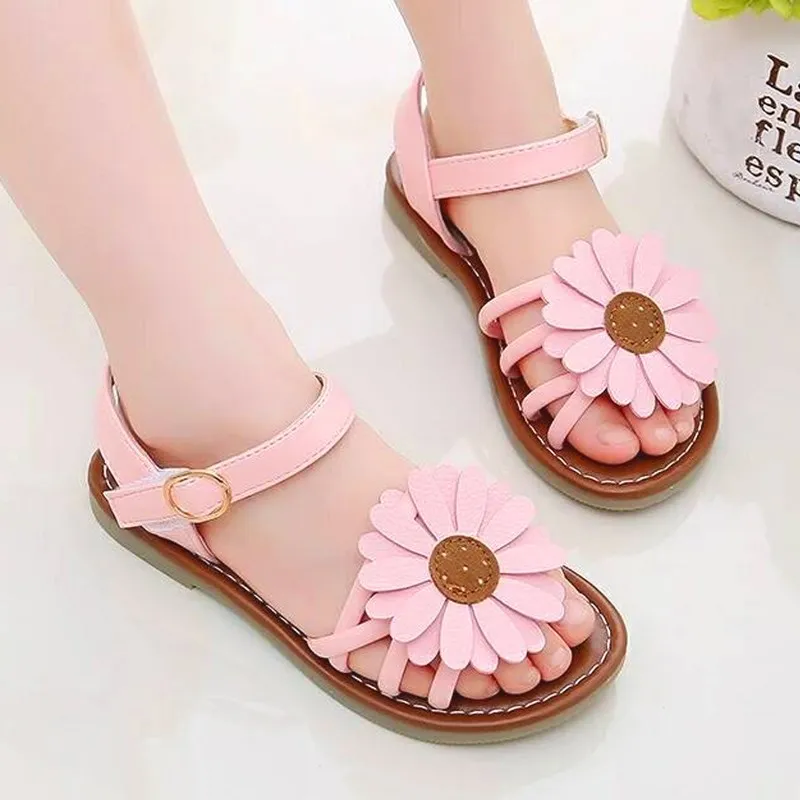 COZULMA Girls Summer Roman Shoes Baby Kids Sandals for Girls PU Leather Sun Flowers Shoes Princess Girls Sandals 1-12 Years COZULMA Girls Summer Roman Shoes Baby Kids Sandals for Girls PU Leather Sun Flowers Shoes Princess Girls Sandals 1-12 Years