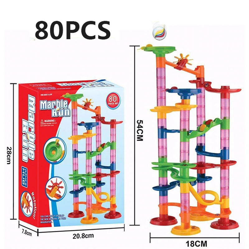 JJRC 105 шт. DIY Строительные мраморные беговые лабиринтные шары строительные блоки