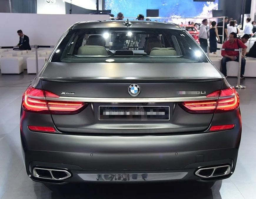 

FRP Racing Rear trunk Spoiler Wing paint color Lip P Style for BMW G11 G12 7 Series 740i 750i Sedan 2016-2018