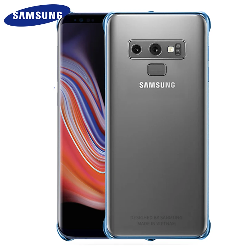 

Samsung Galaxy Note 9 Case Transparent Protective Cover Original Cases and Covers 360 Cute Luxury Hard Back Cases PC Black