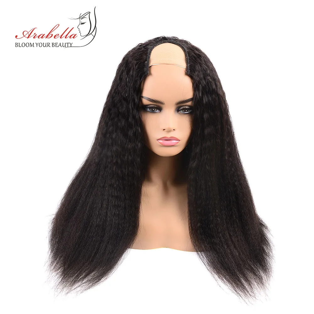 Murah Brasil Keriting Rambut Lurus U Bagian Wig Warna Alami 100% Remy Rambut Manusia Wig Arabella Bahasa Italia Yaki Rambut U Bagian wig spesifikasi Brasil Keriting Rambut Lurus U Bagian Wig Warna Alami 100% Remy Rambut Manusia Wig Arabella Bahasa Italia Yaki Rambut U Bagian wig