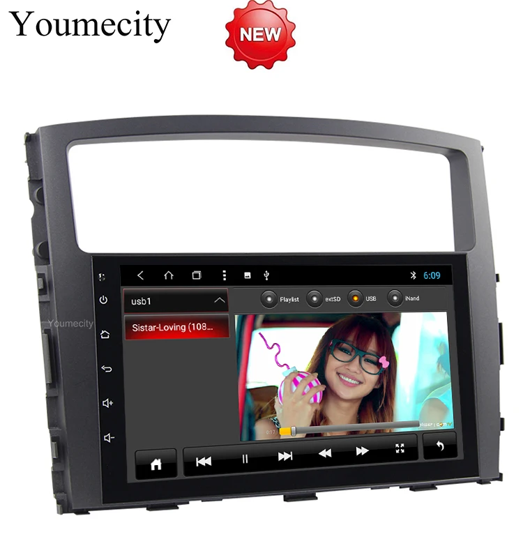 

Android 8.1 Car DVD for Mitsubishi Pajero Sport 2 3 V97 2007-2015 3G/4G GPS radio video Multimedia player Capacitive IPS Screen