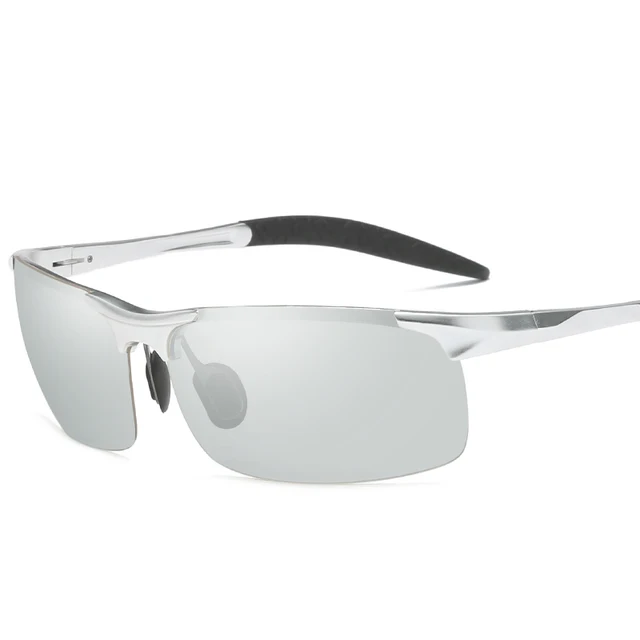 YSO Photochromic Sunglasses Men Polarized Glasses Aluminium Magnesium ...