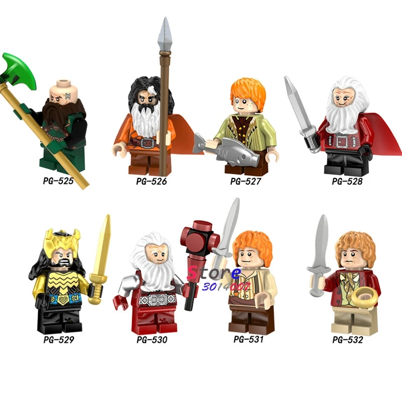 

Single Model building blocks The Lord of the Rings Bain Balin Gandalf Thranduil Elrond bricks toys